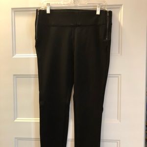 Zara black side zip legging